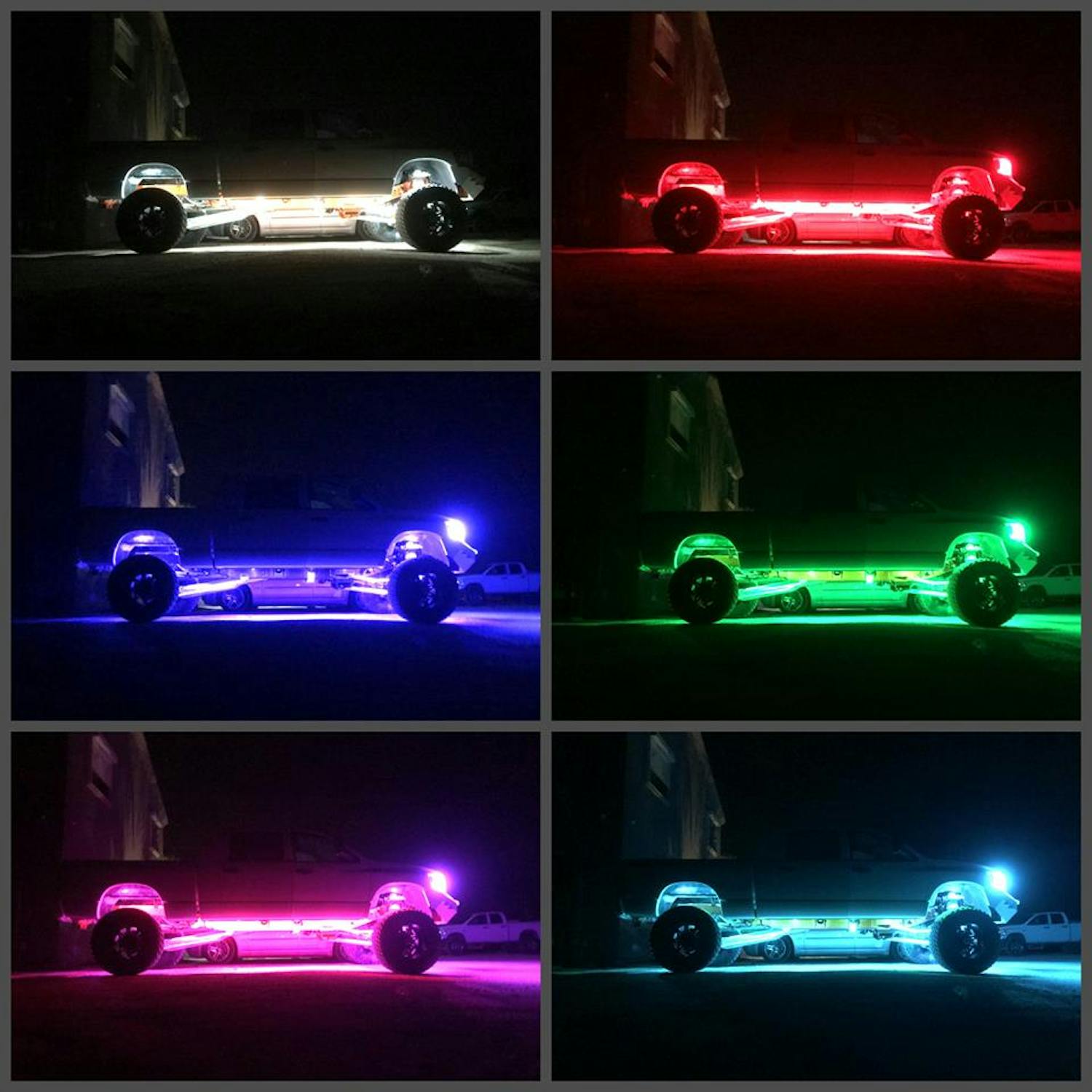 Rock Light Xtreme 4 Piece Kit 24 LED RGBW